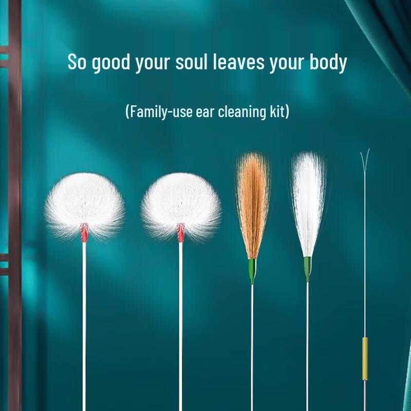 Jeppe Ear Cleaning Goose Feather Pick & Tool Set