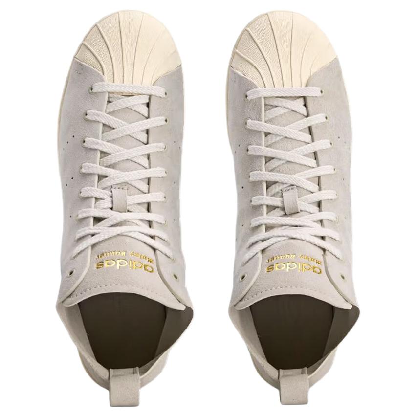 Wales Bonner X Adidas Superstar High Mist Stone Unisex Sneakers Grey Wonder-White Gold-Metallic JQ7633