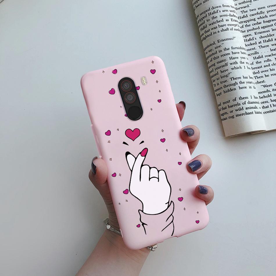 For Xiaomi Pocophone F1 Case Cute Cactus Soft TPU Silicone Back Cover For Pocophone F1 F 1 Poco F1 Phone Case Fundas Coque Shell