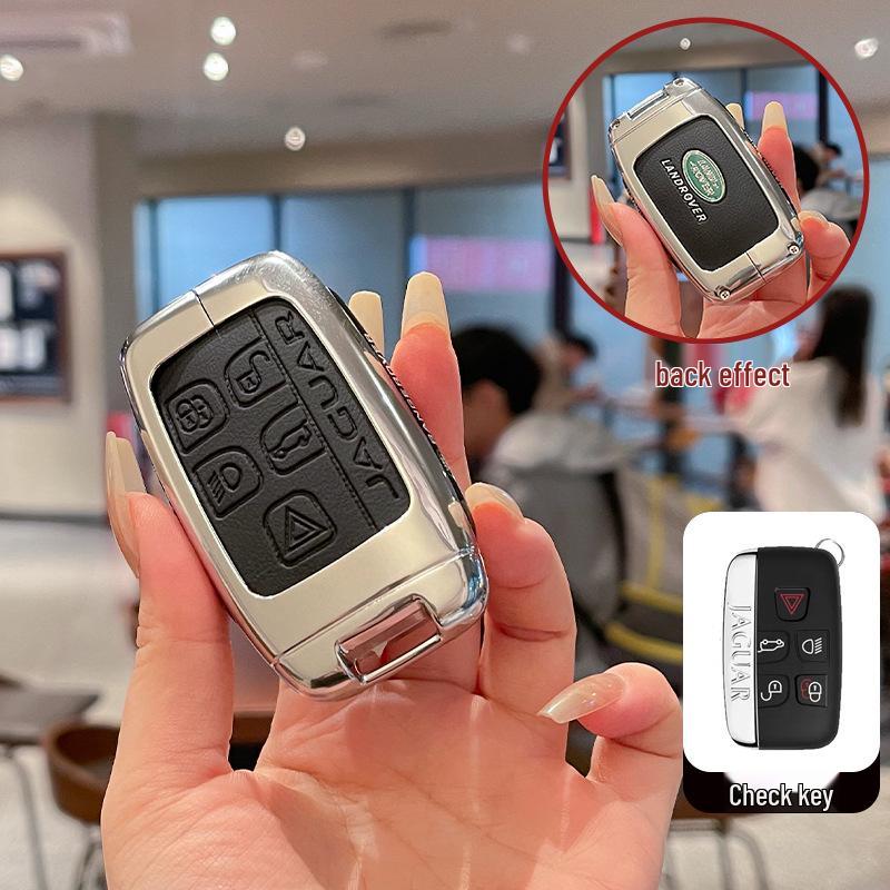 Land Rover Key Case: Compatible with Range Rover Evoque, Discovery 4/5, Velar, Sport, Freelander 2 Models.