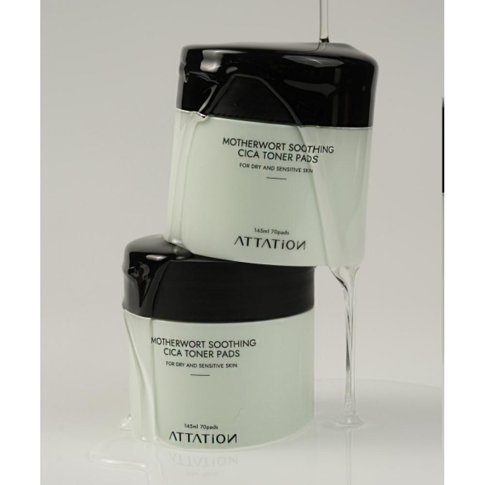 Attation Soothing Cica Toner Pad 70 Sheets NONE