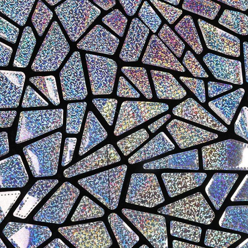 Polyester Flannel Laser Sequin Embroidered Fabric for Banquet Party Dress Skirt Sewing by Half Yard