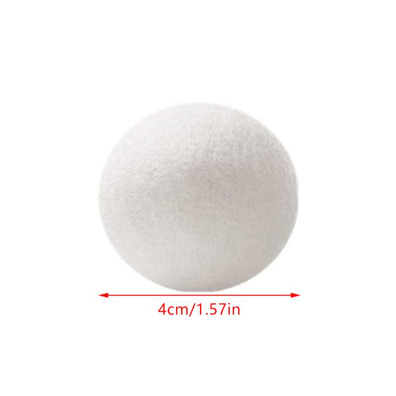 

3 шт. Премиальные многоразовые шерстяные шарики для сушки - Товары для стирки для мягкой одежды - Антистатические аксессуары для стиральной машины 4cm