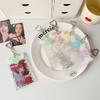 Love Heart Pendant Photo Photocard Frame Acrylic Card Cover Card Protective Case  Girls Gift