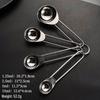 Stainless Steel Measuring Cups and Spoons Set for Baking and Cooking