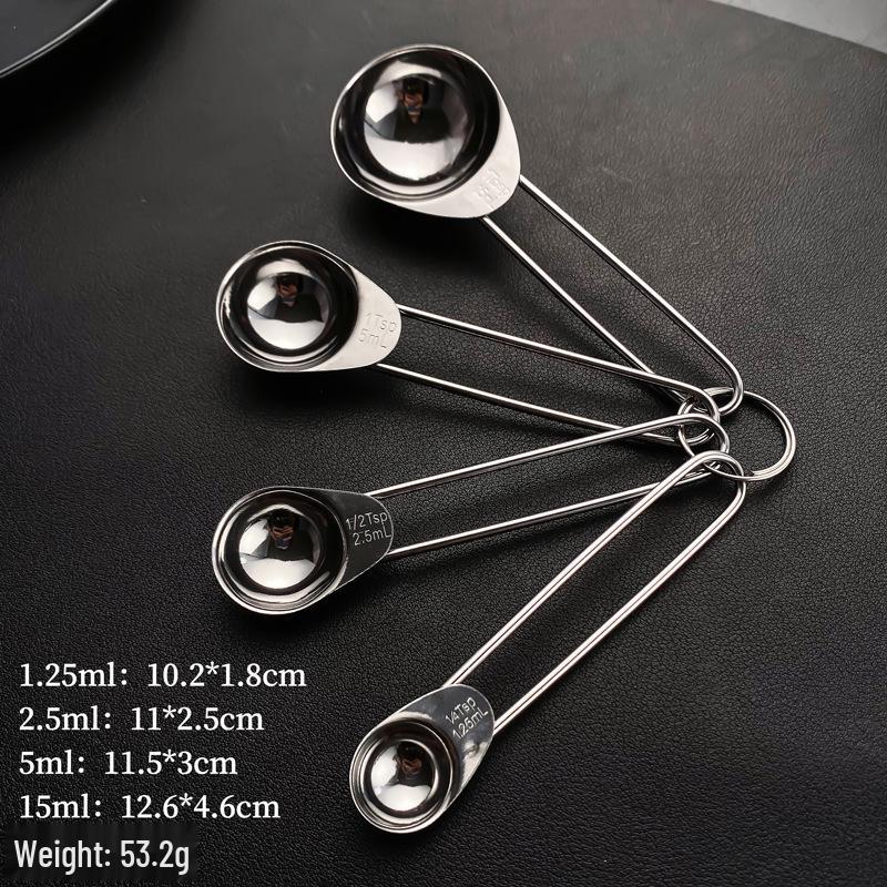 Stainless Steel Measuring Cups and Spoons Set for Baking and Cooking