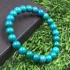 8mm Natürlicher Chrysokoll Edelstein Runde Perlen Partywear Stretch-Armband 7,5" Geschenk für die Liebe RBB-47