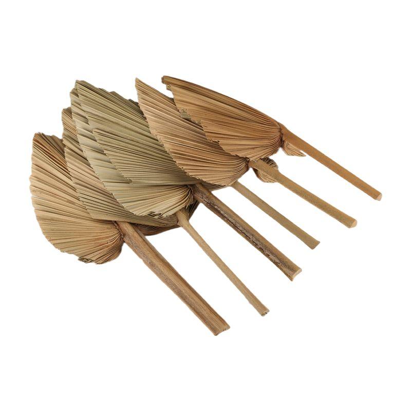 Versatile 6PCS Dried Palm Leaves Natural Dried Palm Fans,Large Palm Spear For Boho Wedding Decor,Tropical Palm Leaves Decoration