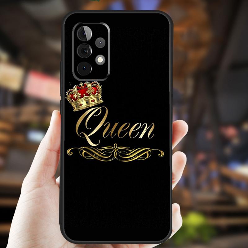 

King Queen Art Case For Samsung Galaxy A34 A06 A05 A32 A16 A55 A36 A26 A54 A14 A22 A52 A35 A15 A53 A13 A56 Samsung A34 5G