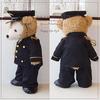 Duffy and ShellieMay, size S, 43cm, authentic Police officer costume, also suitable as a welcome bear. Handmade policeman.