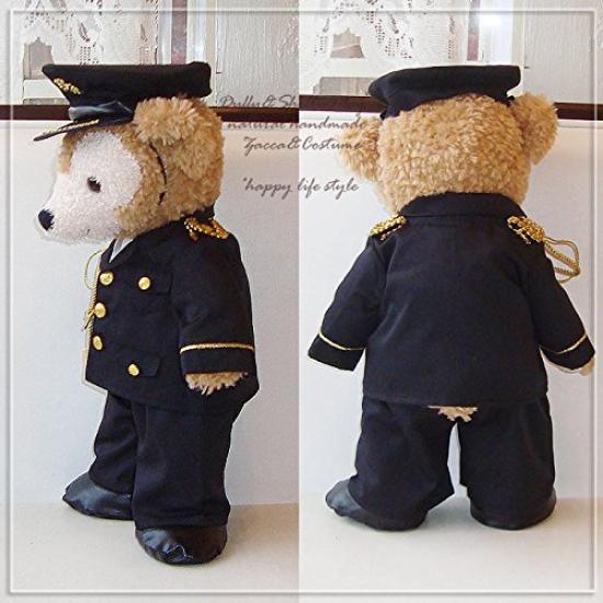 Duffy and ShellieMay, size S, 43cm, authentic Police officer costume, also suitable as a welcome bear. Handmade policeman.