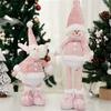 Christmas Series Plush Toys Stretch Long Legs Elk Snowman Santa Claus Christmas Room Props Decoration Plush Doll Gifts