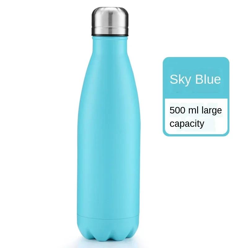 350/500/750/1000ml Double Wall Stainles Steel Sport Water Bottle Thermos Bottle Keep Hot and Cold Insulated Vacuum Flask