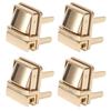 10 SetsPack Purse Lock 2.3x2.8cm  0.9x1.1in Classic Design DIY Replaceable Alloy Bag Fastener