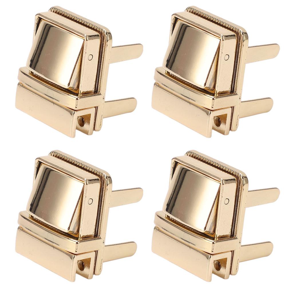10 SetsPack Purse Lock 2.3x2.8cm  0.9x1.1in Classic Design DIY Replaceable Alloy Bag Fastener