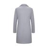Frühling Herbst Neue Lange Baumwolle Mantel Neue Wollmischung Reine Farbe Casual Business Mode Herrenbekleidung Schlank Windjacke