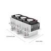 Air Conditioner DC12V Thermoelectric Peltier Refrigeration Cooling System Heat Sink Conductions Module Semiconductor
