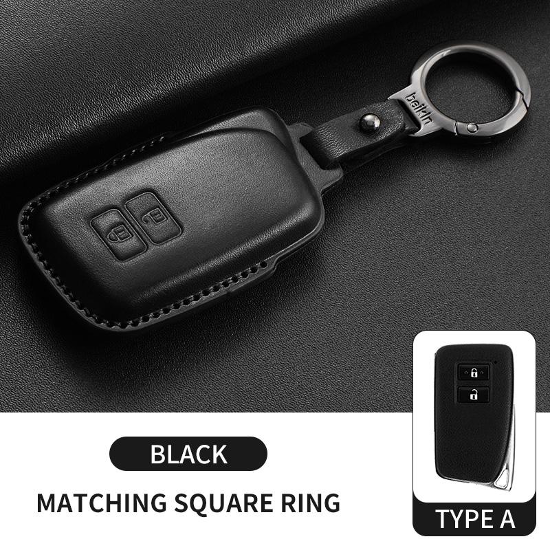 

Top Layer Leather Car Key Case Cove Fob For Lexus Nx Gs Rx Is Es Gx Lx Rc 200 250 350 Ls 450H 300H Car Keychain Accessories