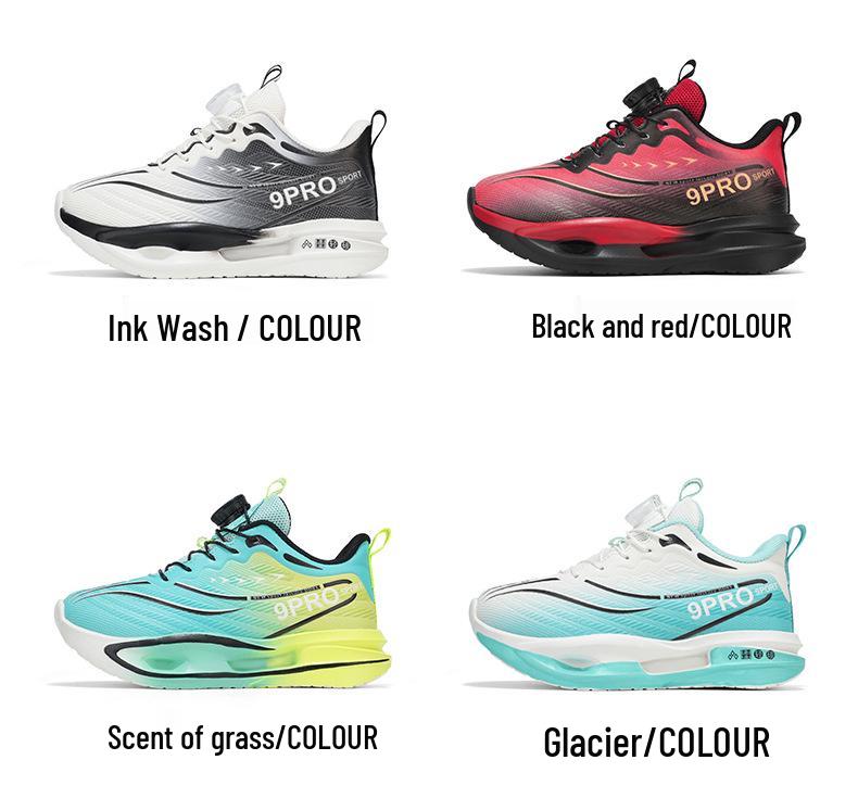 2025 Winter Boys' Basketball Shoes: Kids' Wear-Resistant, Rotary Buckle Sports Trainers