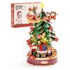 Robotime Music Box Christmas Melody Tree 3D Wooden Puzzles Wooden Model Kits for Adults To Build Best Gifts for Adults and Kids
