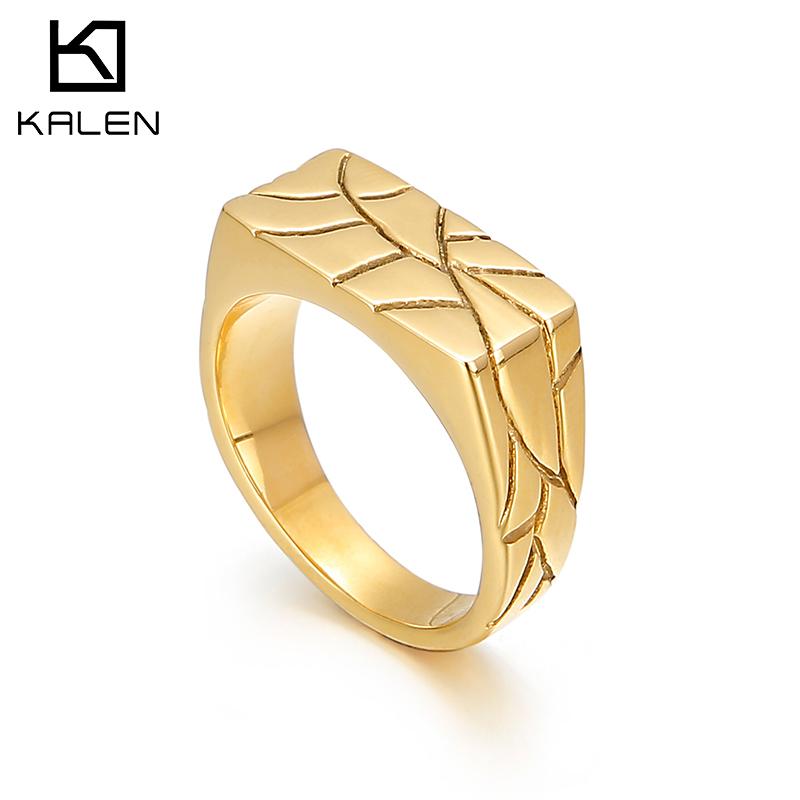 10mm Trend Carving Texture Men's Stainless Steel Ring Holiday Gift Size6-11 Cool Boy Ainllos Chunky Trend Jewelry