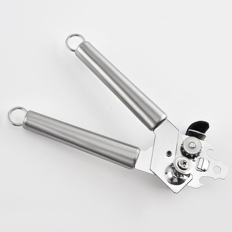Professional Stainless Steel Tin Can Opener Multifunctional Side Cut Kitchen Tool Beer Bottle Opener