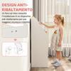 Small Children's Bookcase with Shelves and Drawer In MDF, 60x29.9x90cm, White