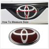 1pc Front Grill Hood 3D Car Logo Emblem for Toyota Corolla Camry RAV4 Hilux CHR Highlander Yaris Vios Alphard Prado Reiz Wish