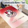 Custom Text Printed Rug Bournemouth Football Non Slip Floor Carpet For Home Room Decor