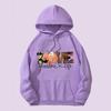Ladies Spring Autumn Casual Hooded Long Sleeve Big Pocket Halloween LOVE Pumpkin Printed Pullover Hoodies Sweatshirt Top