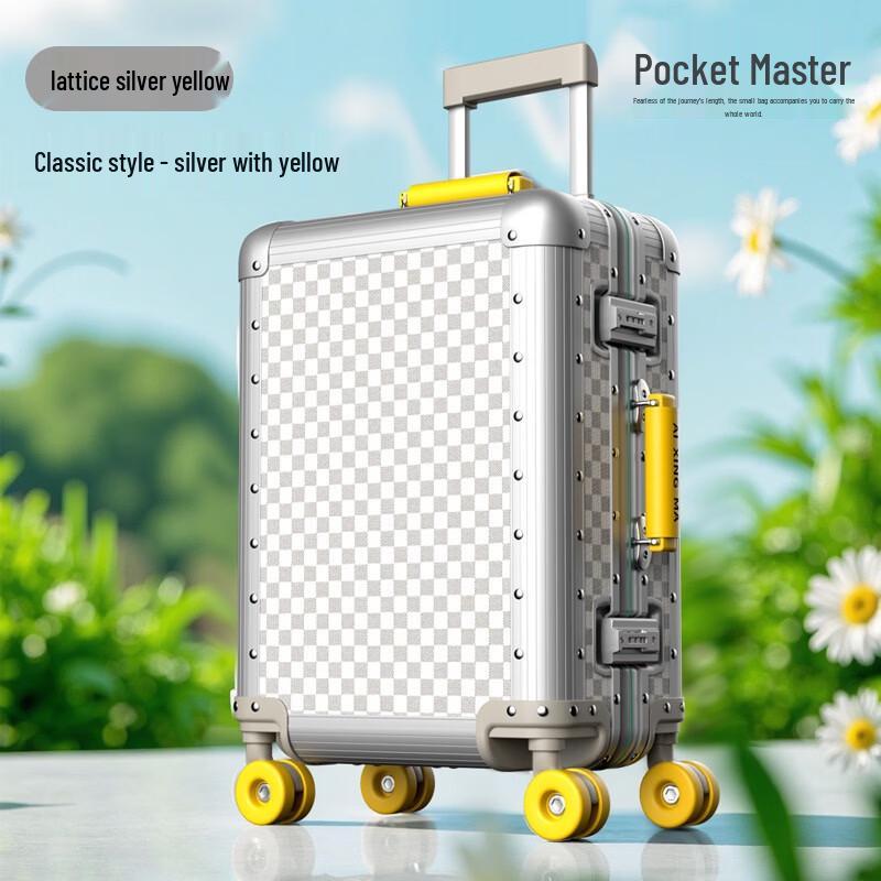 Douxiaozhu Aluminum-Magnesium Alloy Luggage 20 Inch Carry-on