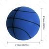 Silent Basketball Foam Size 7/5 Grooved Airless Foam Basketball for Quiet Dribbling Indoor Training Mute Bounce Basketball Ball