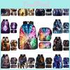 Printed Avengers The Backpack Set Oxford Fabric Pencil Case Essentials School