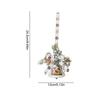 Jingle Bell Metal Pendant Home Decor Front Door Hanger Bells Decorations For Wall Classroom Wreaths Window Staircase Tree Mantel