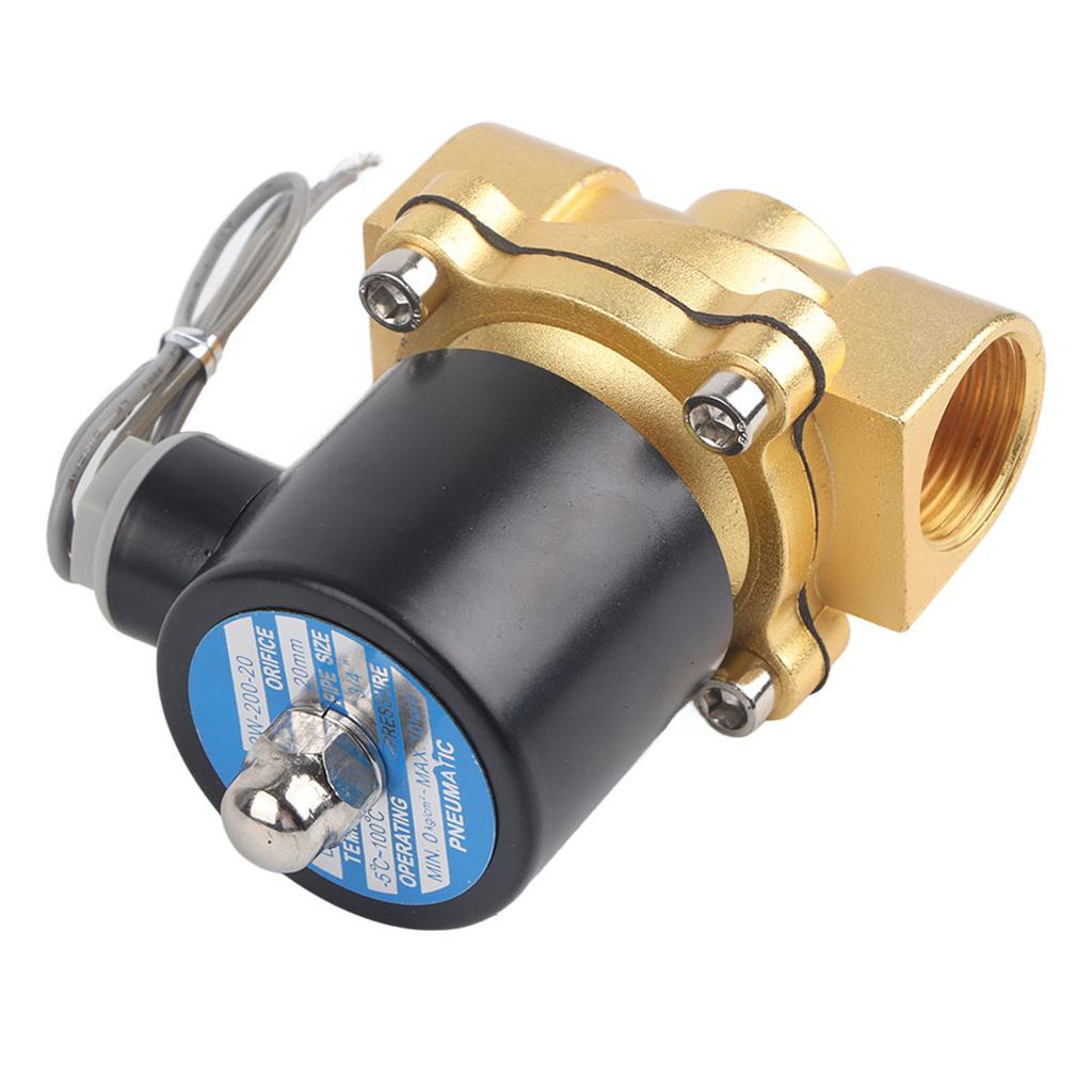 DC24V 3 4 DN20 Normally Close Electric Solenoid Valve for Water Gas Oil