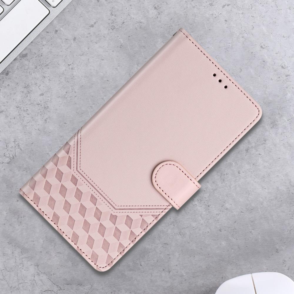 Honeycomb Leather Magnetic Wallet Flip Case for Huawei P60 Art P50 P40 P30 Pro P20 Mate 60 70 Lite - Shockproof Protective Cover