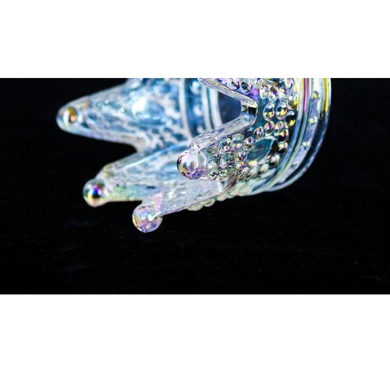 Cutie Pie - Glass Crown Makeup Sponge Holder