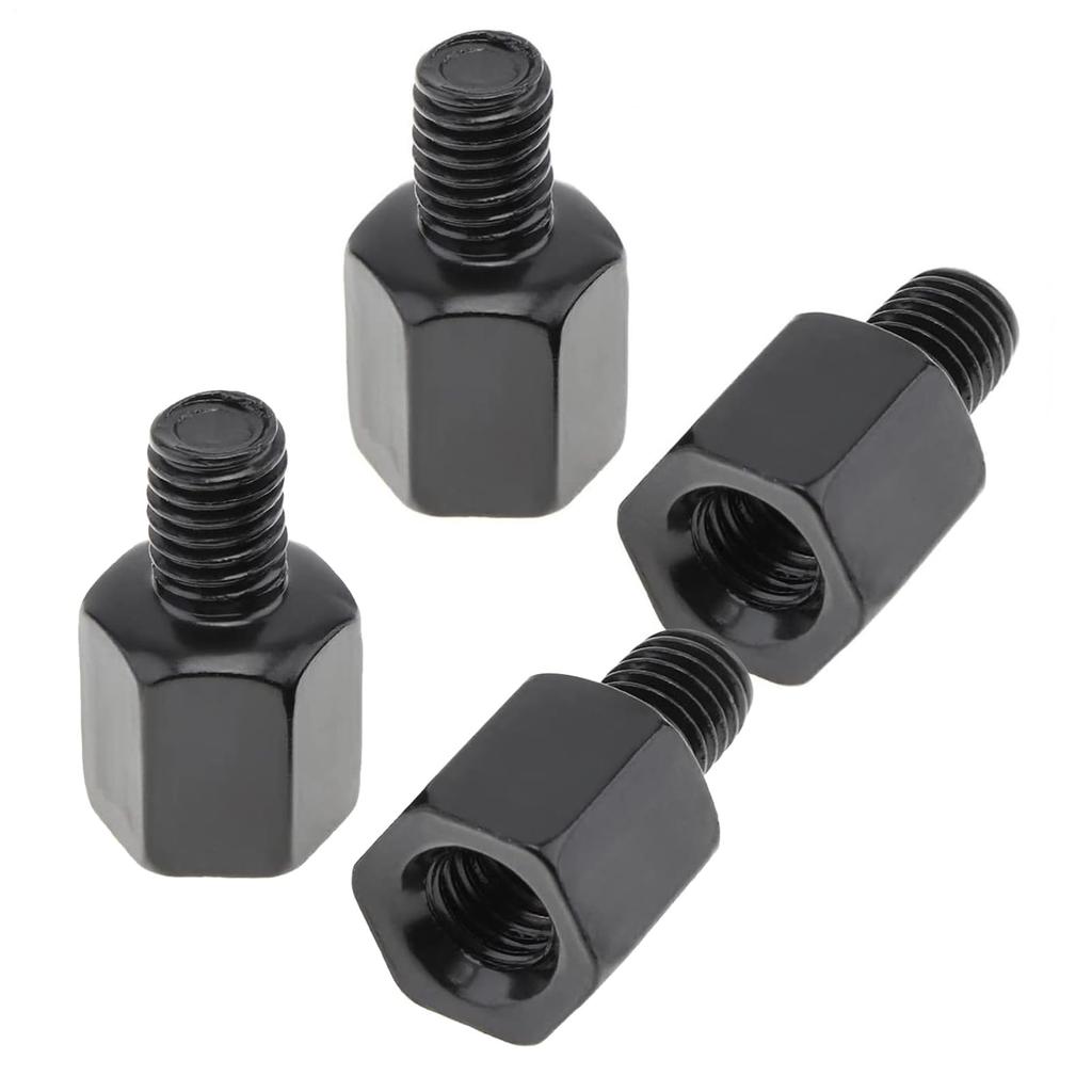 Motorcykelspegeladapter, Spegeladapter Höjdjustering, Cykelspegel Förlängningsadapter, Spegelbult, M10