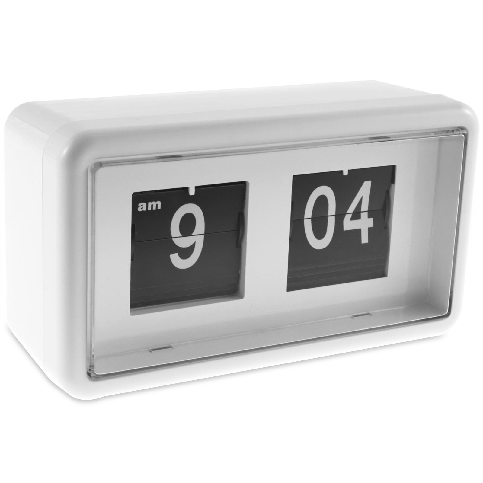

Automatic Flip Clock Desktop Retro Clock Digital Flip Clock Battery Driven Multi functional Clock Home Decoration Clock