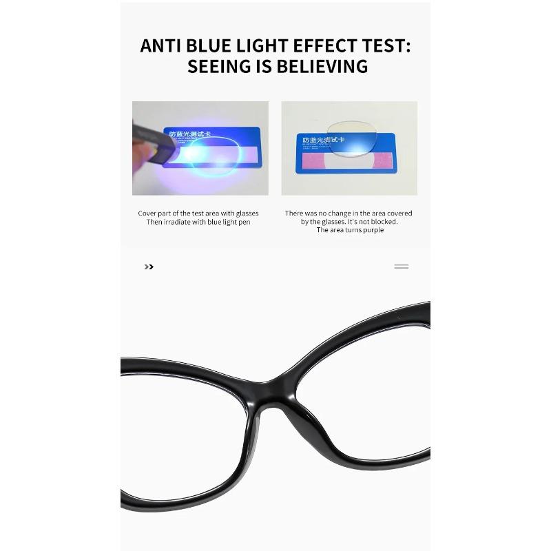Men Women Cat Eye Reading Glasses Retro Large Frame Diamond Inlaid Presbyopia Glasses Oversized Anti-Blue Light Glasses