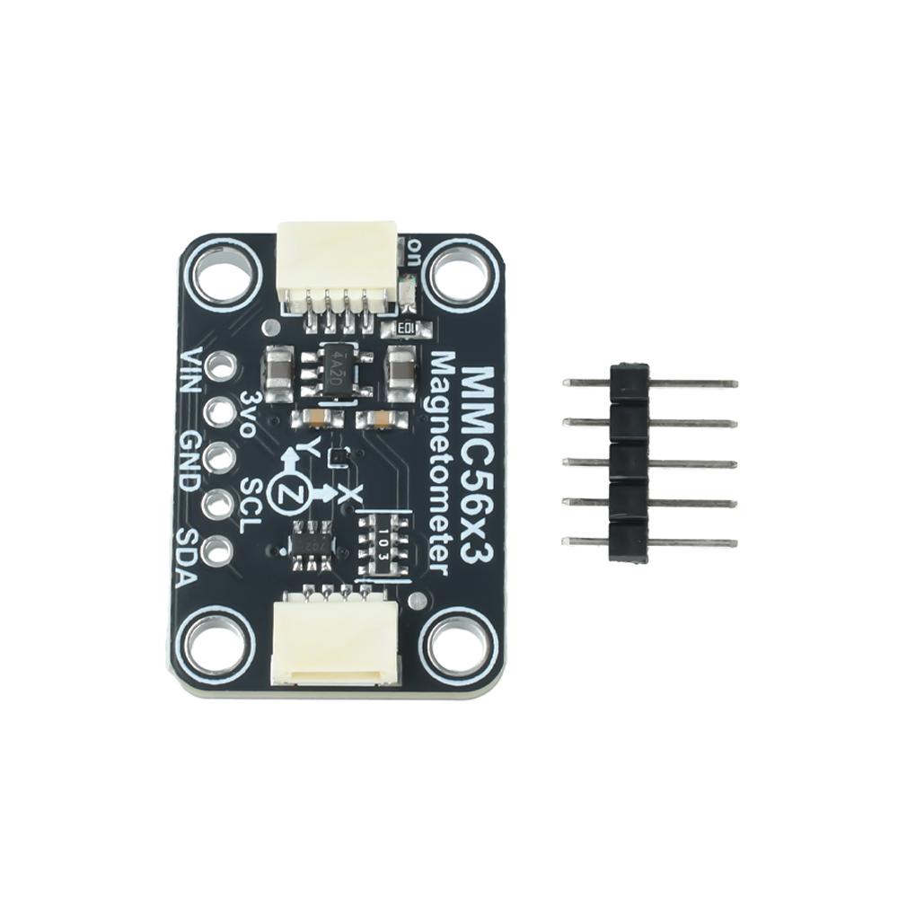 MMC5603 Module High-precision Three-Axis Magnetometer Module Compatible STEMMA QT/Qwiic Interface Automatic Demagnetizatio