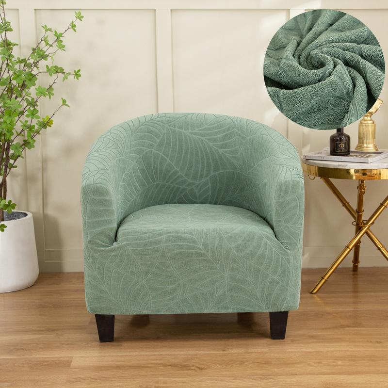 Housse de fauteuil club extensible Housse de fauteuil tonneau Housse de fauteuil baignoire Housse de fauteuil canapé en spandex doux Amovible