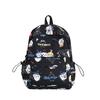 Schoolbag junior high school student backpack Japanese cartoon cute backpack large capacity travel schoolbag junior high school