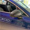 For KIA K5 Optima    ABS Carbon Fiber Rearview Side Mirror Cover Wing Cap Door Rear View Case Trim Car Accessories