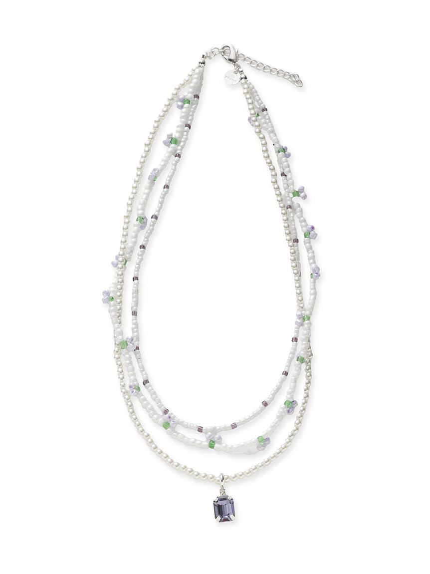 

[Lily Brown] Fruit Bead Necklace LWGA261346 Women s LAV Free Size