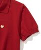 KNITTED (W) Basic Essential Washable Collared Knit Red