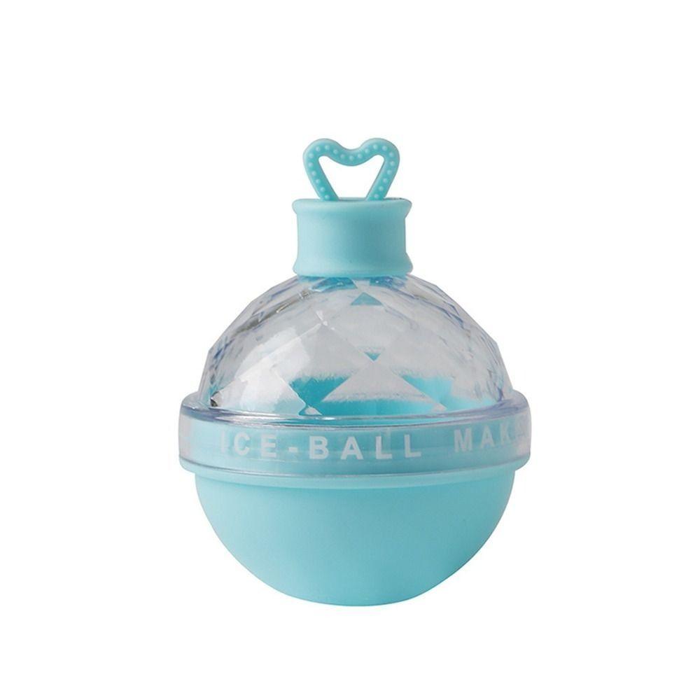 

1Pcs with Funnel Ice Mold Silicone Ice Cube Maker Durable Ice Ball Mould blue
