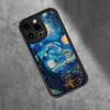 Cartoon Starry Sky Pattern Phone Case for iPhone 17 16 15 14 13 12 11 Pro/Max/Plus - Drop & Shockproof Back Cover