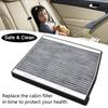 2x Car Pollen Cabin Filter Activated Carbon For Volvo C70 Convertible S60 S70 S80 V70 XC70 Cross Country XC90 30630752 9204626-7