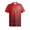 Collared Buttoned Polo Shirt, Outdoor Street Style, Short-sleeved, Sporty, Classic Men's Clothing